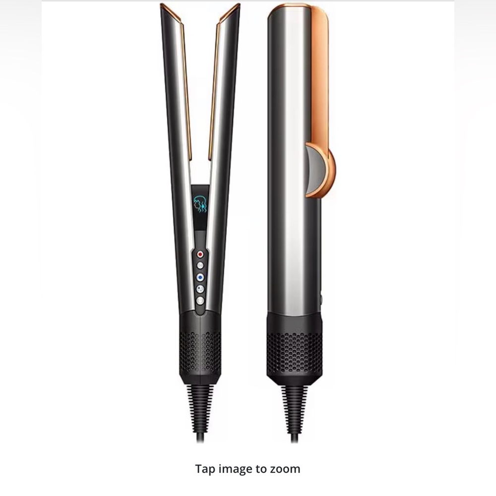 Dyson Airstraight in Nickel with Copper